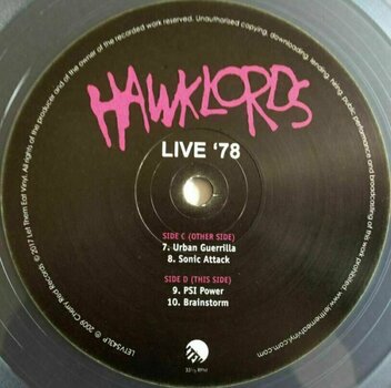 Disque vinyle Hawklords - Live 1978 (2 LP) - 7