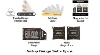 Narzędzie do konserwacji gitary MusicNomad MN604 Precision Setup Gauge Set 6 pcs Narzędzie do konserwacji gitary - 1