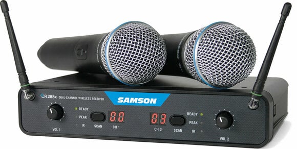 Wireless Handheld Microphone Set Samson Concert 288x Handheld K - 6