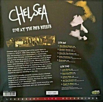 Vinylskiva Chelsea - Live At The Bier Keller Blackpool (LP) - 3