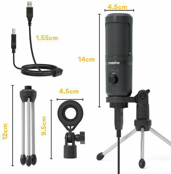 USB Microphone Maono PM461 - 2