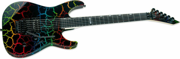 Electric guitar ESP LTD Mirage Deluxe '87 Rainbow Crackle - 3