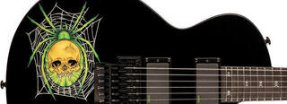 Guitarra elétrica ESP LTD KH-3 Spider Kirk Hammett Black Spider Graphic Guitarra elétrica - 4