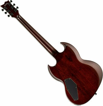 Electric guitar ESP LTD VIPER-256 Dark Brown Sunburst - 2