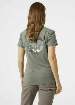 Outdoorové tričko Helly Hansen W Skog Recycled Graphic T-Shirt Concrete S Outdoorové tričko - 5