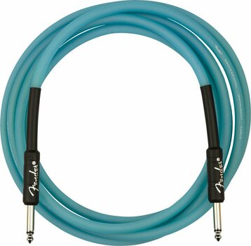 Instrument Cable Fender Professional Glow in the Dark Blue 3 m Straight - Straight - 2
