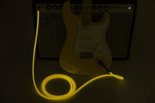 Cable de instrumento Fender Professional Glow in the Dark Naranja 5,5 m Recto - Recto - 5