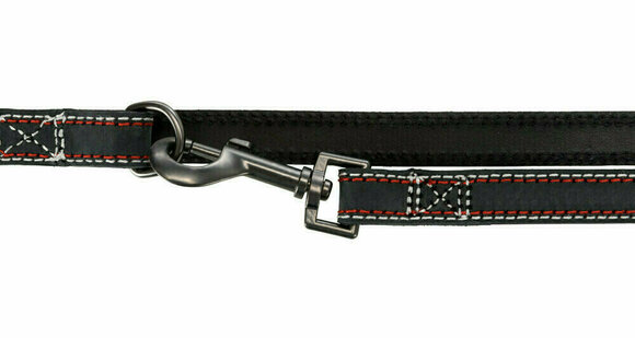 Vodítko Trixie Native Adjustable Leash Leather Anthracite M–L 2,00 m/20 mm - 2