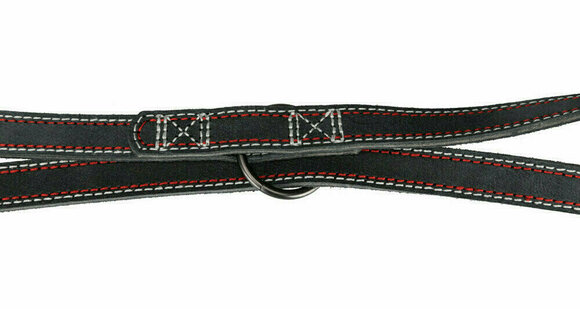 Vodítko Trixie Native Adjustable Leash Leather Anthracite M–L 2,00 m/20 mm - 7