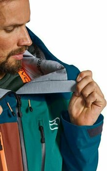 Ski Jacket Ortovox 3L Deep Shell M Clay Orange M - 5