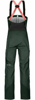 Pantalons de ski Ortovox 3L Deep Shell Bib W Green Pine S - 2