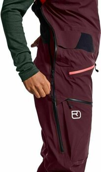 Pantalons de ski Ortovox 3L Deep Shell Bib W Green Pine S - 5