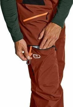 Pantaloni schi Ortovox 3L Deep Shell Bib M Clay Orange XL Pantaloni schi - 3