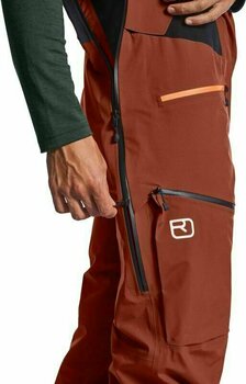 Pantaloni schi Ortovox 3L Deep Shell Bib M Clay Orange XL Pantaloni schi - 4