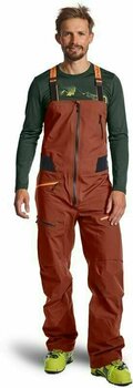 Pantaloni schi Ortovox 3L Deep Shell Bib M Clay Orange XL Pantaloni schi - 6