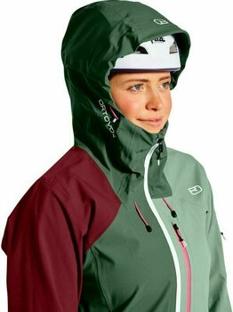 Ski Jacket Ortovox 3L Ortler W Dark Blood M - 4