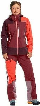 Pantaloni Ortovox Westalpen 3L W Dark Blood S Pantaloni - 7