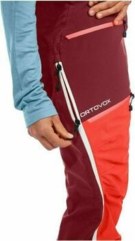 Outdoorové kalhoty Ortovox Westalpen 3L W Dark Blood L Outdoorové kalhoty - 4