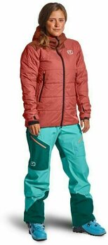 Ski Jacket Ortovox Swisswool Zinal W Pacific Green M - 5