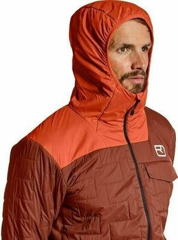 Outdoor Jacket Ortovox Swisswool Piz Badus M Clay Orange L Outdoor Jacket - 3