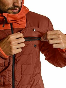Outdoor Jacket Ortovox Swisswool Piz Badus M Clay Orange L Outdoor Jacket - 4