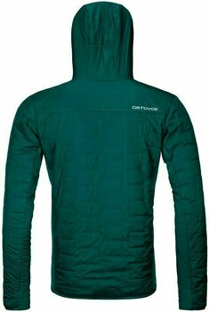 Outdoor Jacket Ortovox Swisswool Piz Badus M Pacific Green M Outdoor Jacket - 2