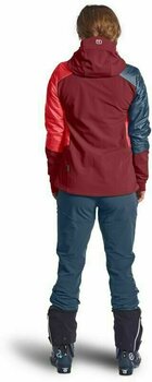 Jachetă schi Ortovox Swisswool Piz Palü W Coral fierbinte M Jachetă schi - 7