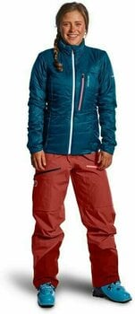 Ski Jacket Ortovox Swisswool Piz Bial W Pacific Green S - 7