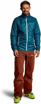 Ski Jacket Ortovox Swisswool Piz Boval M Clay Orange M Ski Jacket - 3