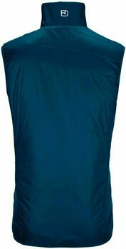 Utomhusväst Ortovox Swisswool Piz Cartas M Petrol Blue S Utomhusväst - 2