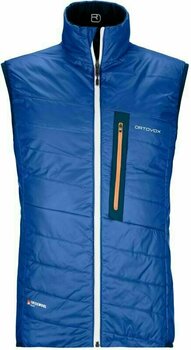 Outdoor Vest Ortovox Swisswool Piz Cartas Vest M Petrol Blue XL Outdoor Vest - 5