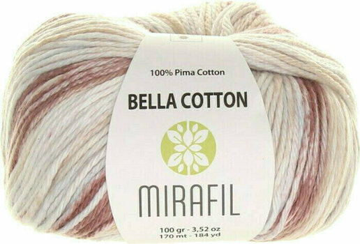 Filati per maglieria Mirafil Bella Cotton Turbo 522 Natur Filati per maglieria - 2