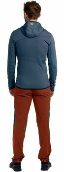 Hanorace Ortovox Fleece Grid M Desert Orange M Hanorace - 4
