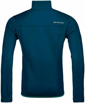 Outdoor Jacket Ortovox Fleece M Outdoor Jacket Petrol Blue XL - 2