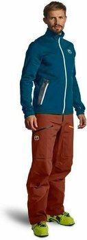 Outdoor Jacket Ortovox Fleece M Outdoor Jacket Petrol Blue XL - 4