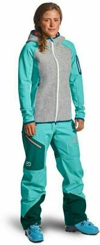 Outdoorhoodie Ortovox Fleece Plus Classic Knit W Ice Waterfall S Outdoorhoodie - 3