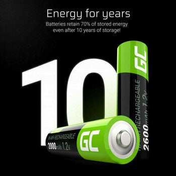 AA Pile Green Cell AA HR6 Batteries 2600mAh 2 - 7