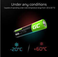 AAA Batteries Green Cell HR03 4 AAA Batteries - 4