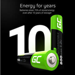 AAA Batteries Green Cell HR03 4 AAA Batteries - 7