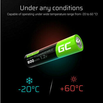 AAA-batterier Green Cell GR04 4x AAA HR03 4 - 4