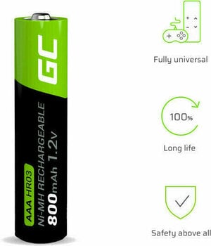 AAA Batterier Green Cell GR04 4x AAA HR03 4 - 7