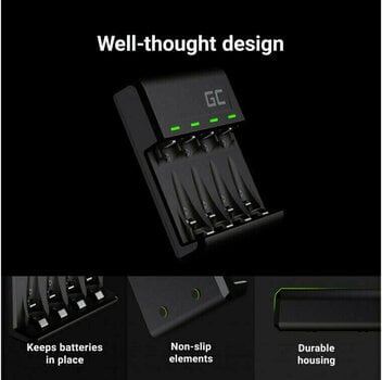 Battery charger Green Cell GRADGC01 VitalCharger Ni-MH - 5