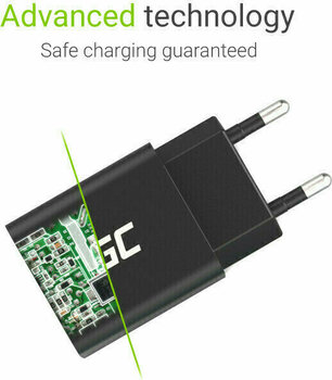 Aдаптер за променлив ток Green Cell CHAR06 Charger USB QC 3.0 - 6