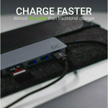 USB Hub Green Cell AK50 Hub USB-C 4K DEX USB Hub - 3