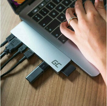 USB Hub Green Cell AK75 Hub Connect60 8in1 USB Hub - 7
