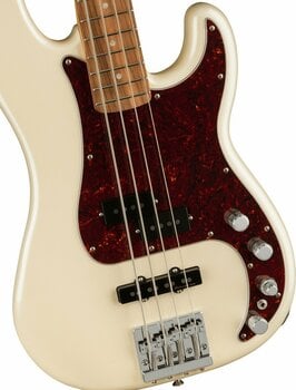 E-Bass Fender Player Plus Precision Bass PF Olympic Pearl - 4