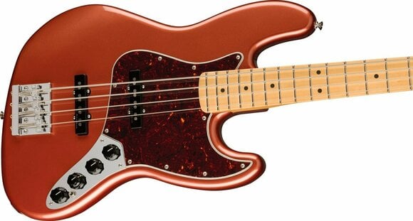 4-string Bassguitar Fender Player Plus Jazz Bass MN Aged Candy Apple Red - 3