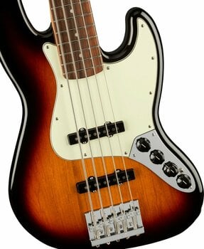 5-saitiger E-Bass, 5-Saiter E-Bass Fender Player Plus Jazz Bass V PF 3-Tone Sunburst - 4