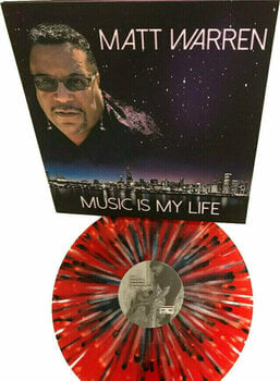 Vinyl Record Matt Warren - Music Is My Life (Red/White/Blue Splatter Coloured) (LP) - 2