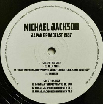 Vinyl Record Michael Jackson - Japan Broadcast 1987 (2 LP) - 5